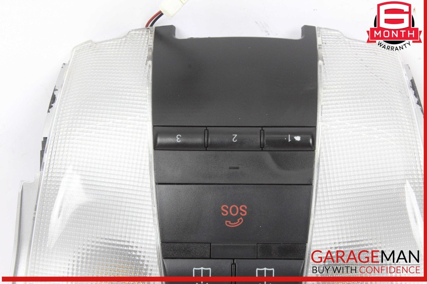 05-11 Mercedes R171 SLK350 SLK280 Overhead Reading Dome Light Lamp Black OEM