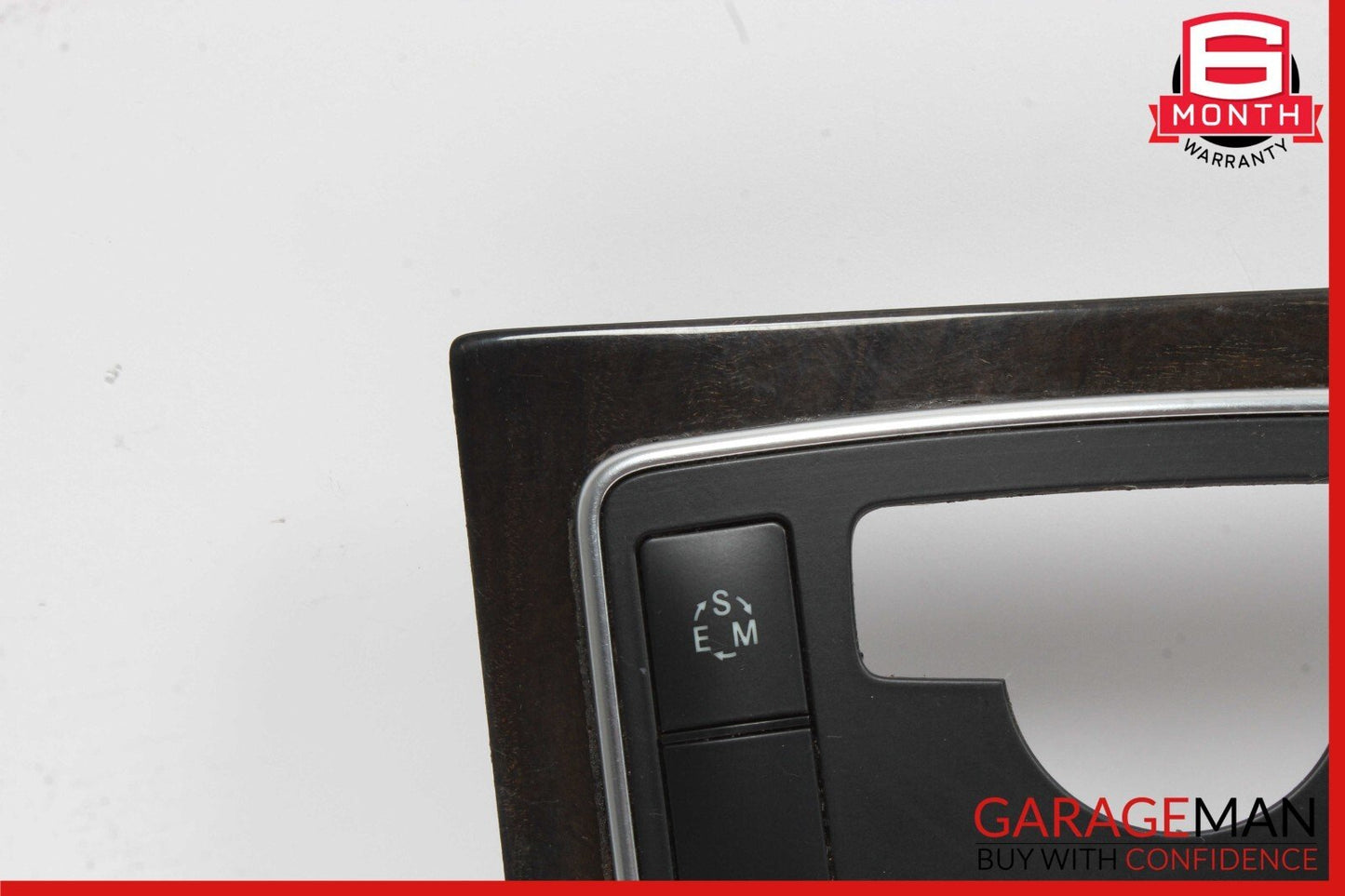 12-14 Mercedes W218 CLS500 Front Center Console Switch Trim Bezel Cover Walnut