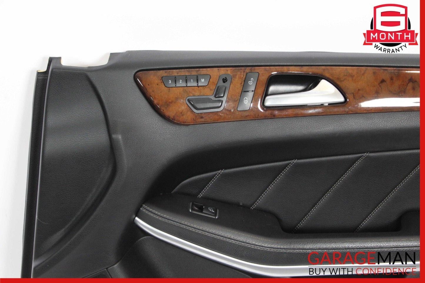 13-16 Mercedes X166 GL450 Front Right Side Interior Door Panel Cover Trim Black