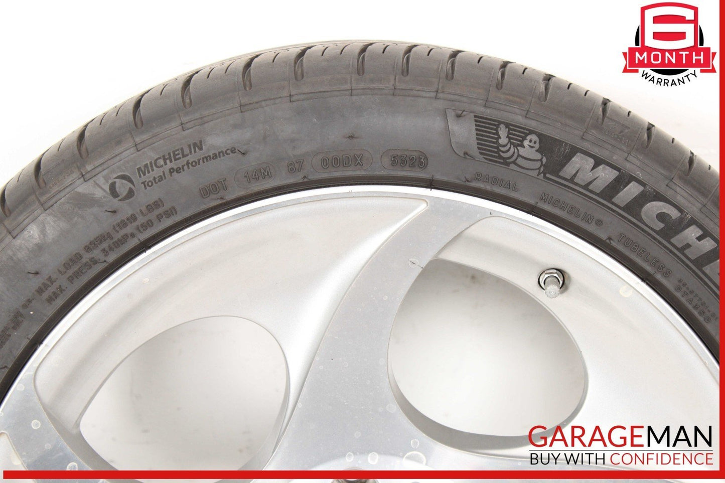 03-12 Mercedes R230 SL500 Rear Wheel Tire Rim 9.5Jx18H2 ET40 R18 2304011802 OEM