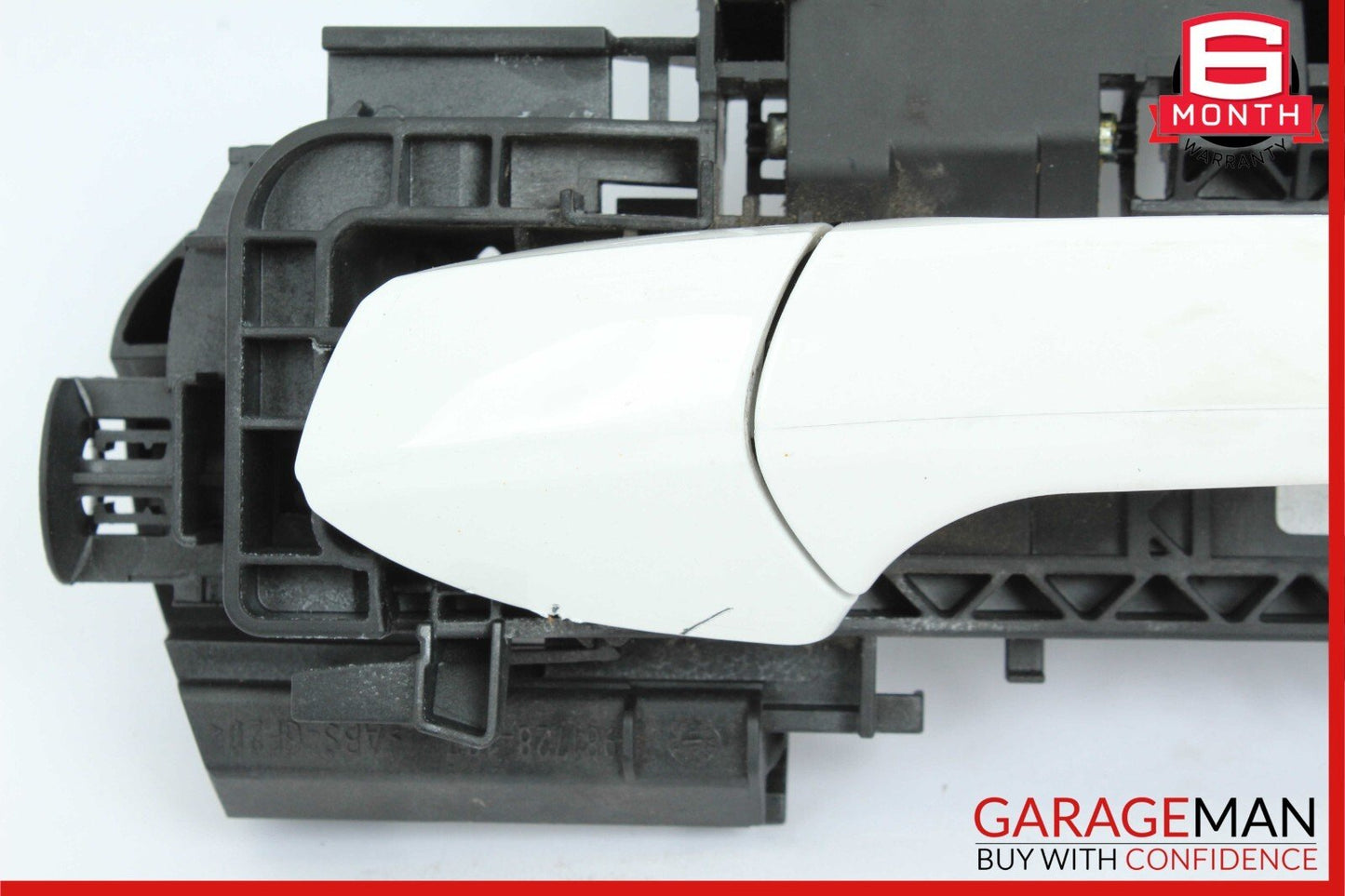 12-15 Mercedes W204 C250 C350 Rear Left Side Exterior Door Handle White OEM