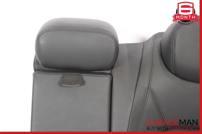 14-17 Maserati Ghibli M157 Rear Left Top Upper Seat Cushion Cover Assy Black