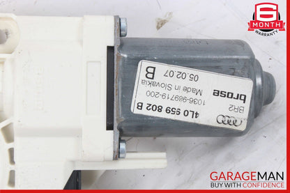 07- 15 Audi Q7 Right Side Power Window Motor Regulator 4L0959802B OEM