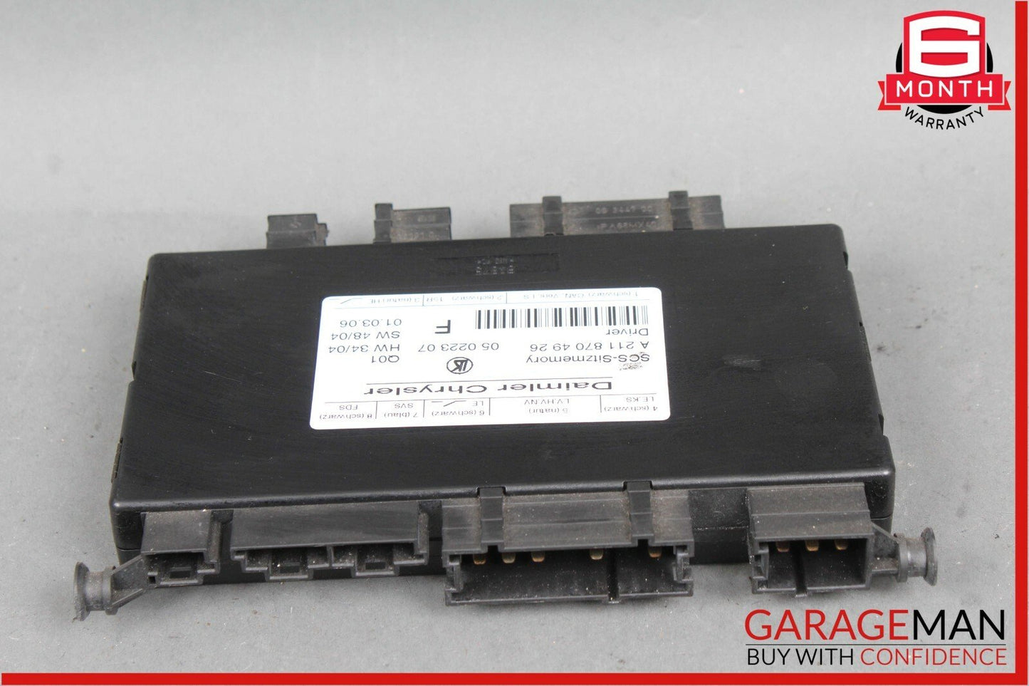 03-11 Mercedes W219 CLS55 AMG E350 Front Left Side Under Seat Control Module OEM