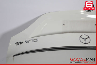 14-19 Mercedes W117 CLA45 AMG Sedan Rear Trunk Lid Deck Shell Panel OEM