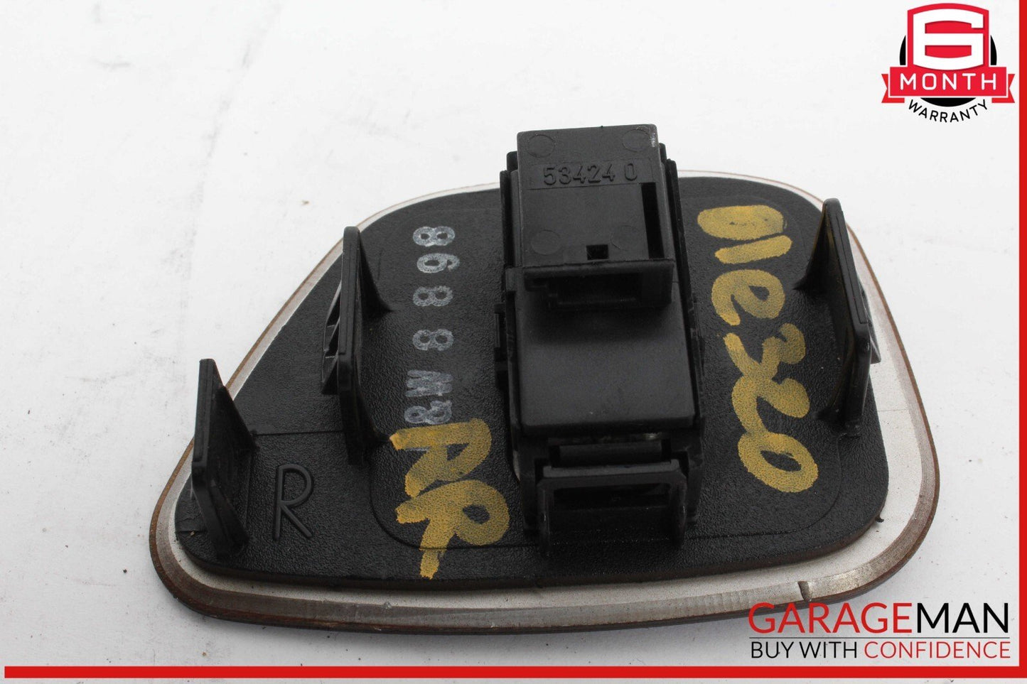 98-02 Mercedes W210 E320 4MATIC Rear Right Passenger Side Window Switch Trim OEM
