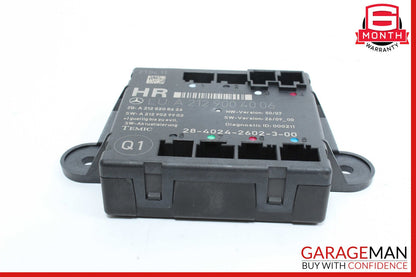 08-18 Mercedes W212 E350 C300 GLK350 Rear Right Side Door Control Module OEM