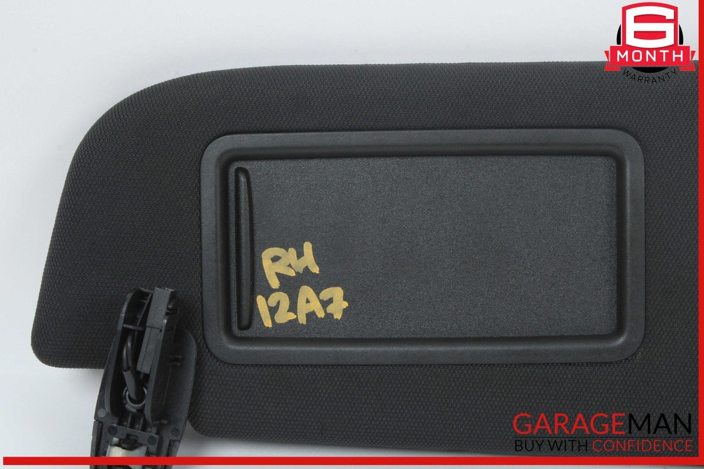 12-18 Audi A7 A6 Front Right Passenger Side Sun Visor Sunvisor Black OEM