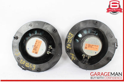 07-09 Mercedes W211 E350 Front Left & Right Door Audio Sound Speakers Set of 2