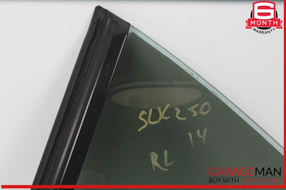 12-20 Mercedes R172 SLK250 SLK350 Rear Left Driver Side Quarter Window Glass OEM