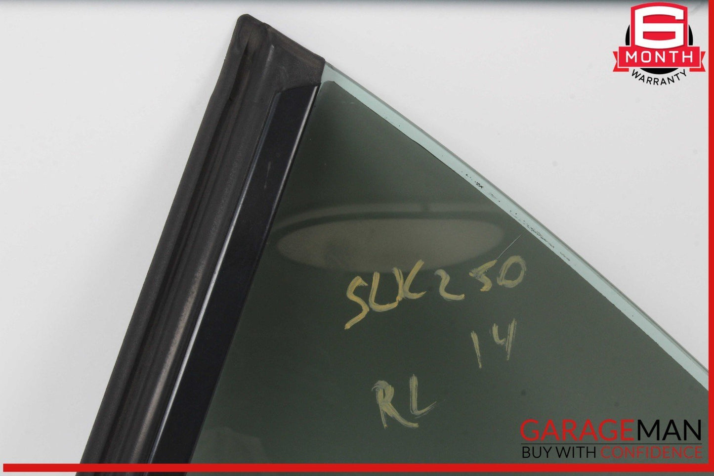 12-20 Mercedes R172 SLK250 SLK350 Rear Left Driver Side Quarter Window Glass OEM