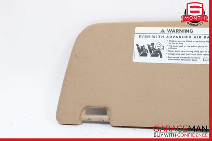 Mercedes CL600 S63 AMG Front Right Side Sun Visor Shade Sunvisor Brown OEM