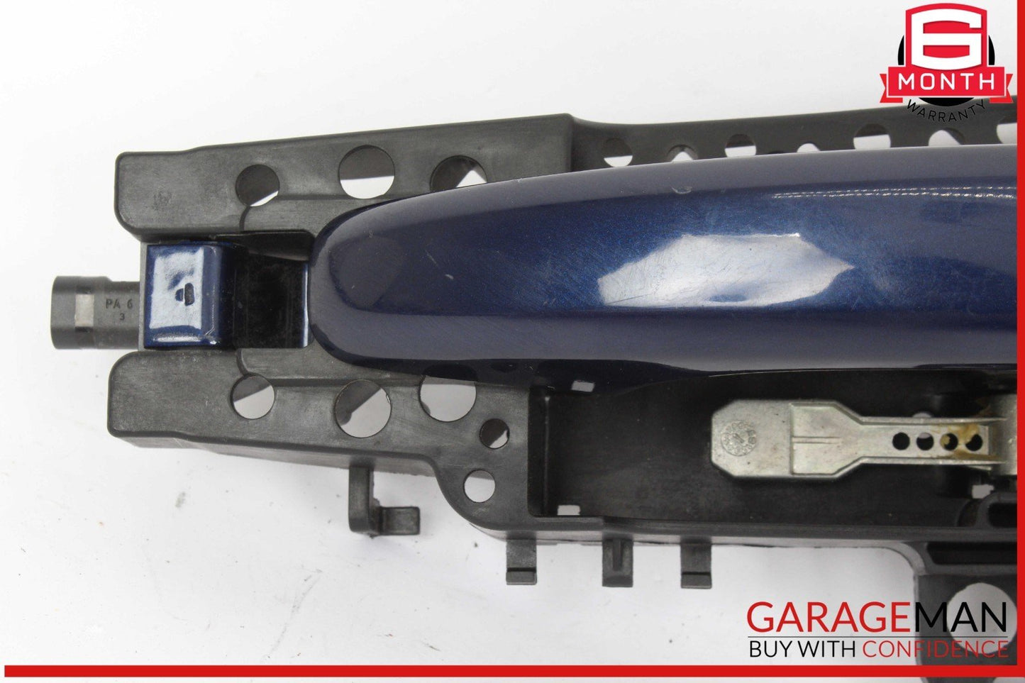 14-17 Audi SQ5 Rear Left Driver Side Exterior Door Handle Blue OEM