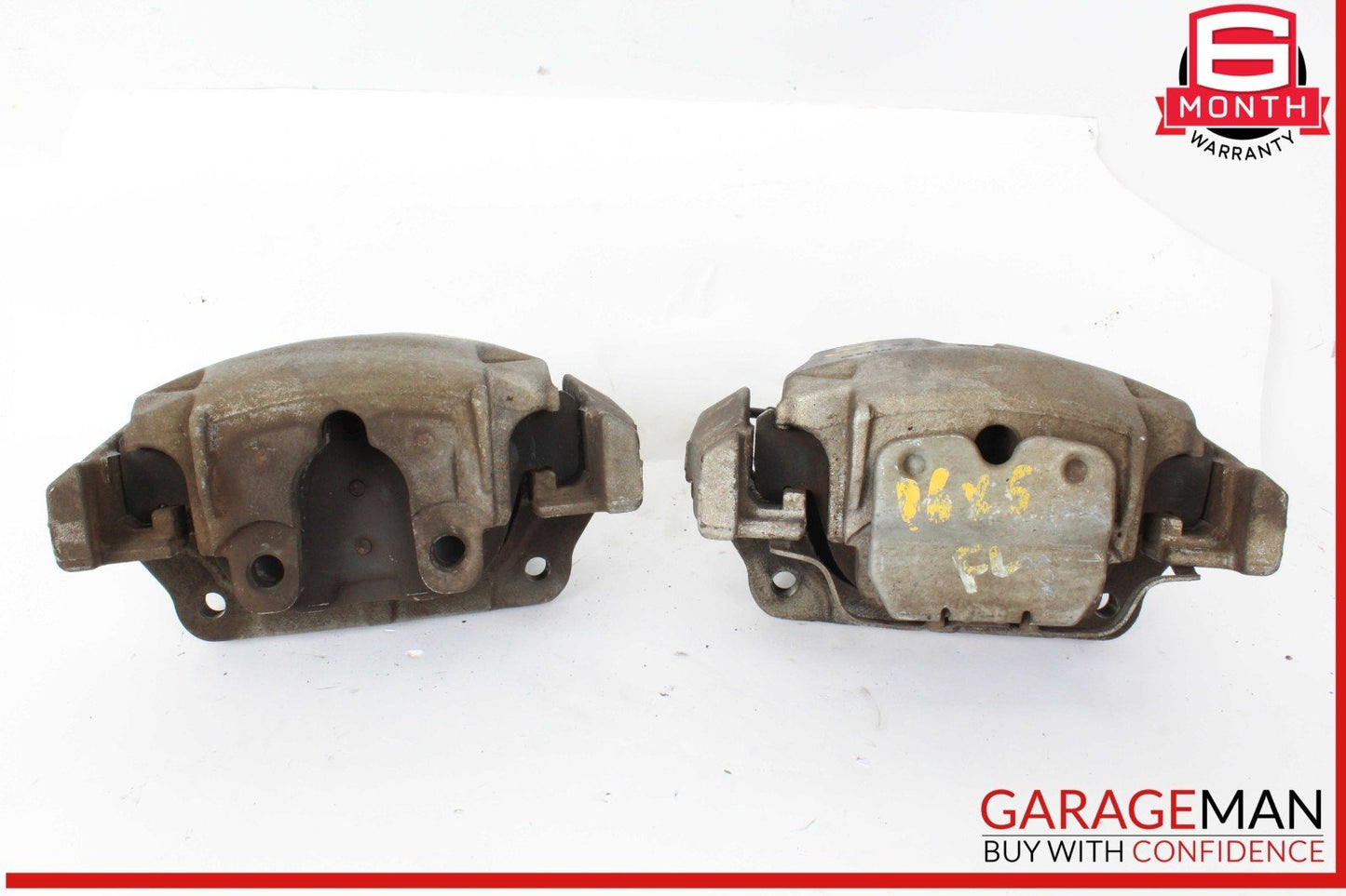 14-18 BMW X5 Front Left and Front Right Side Brake Caliper Calipers Set OEM