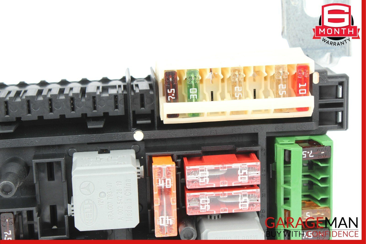 10-18 Mercedes W212 E350 CLS550 Rear SAM Fuse Box Relay Control Module OEM
