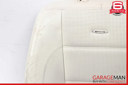 08-13 Mercedes W221 S63 AMG Front Right / Left Side Top Upper Seat Cushion White
