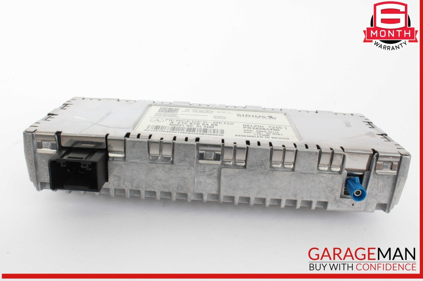 12-14 Mercedes W212 E550 GLK350 Sirius Satellite Radio Receiver 2128706489 OEM
