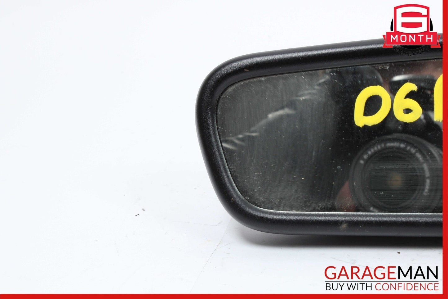03-10 Porsche Cayenne 955 957 Interior Top Upper Rear View Mirror Black