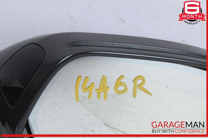 12-18 Audi A6 Front Right Passenger Side Door Rear View Mirror Black 4G1857410BB