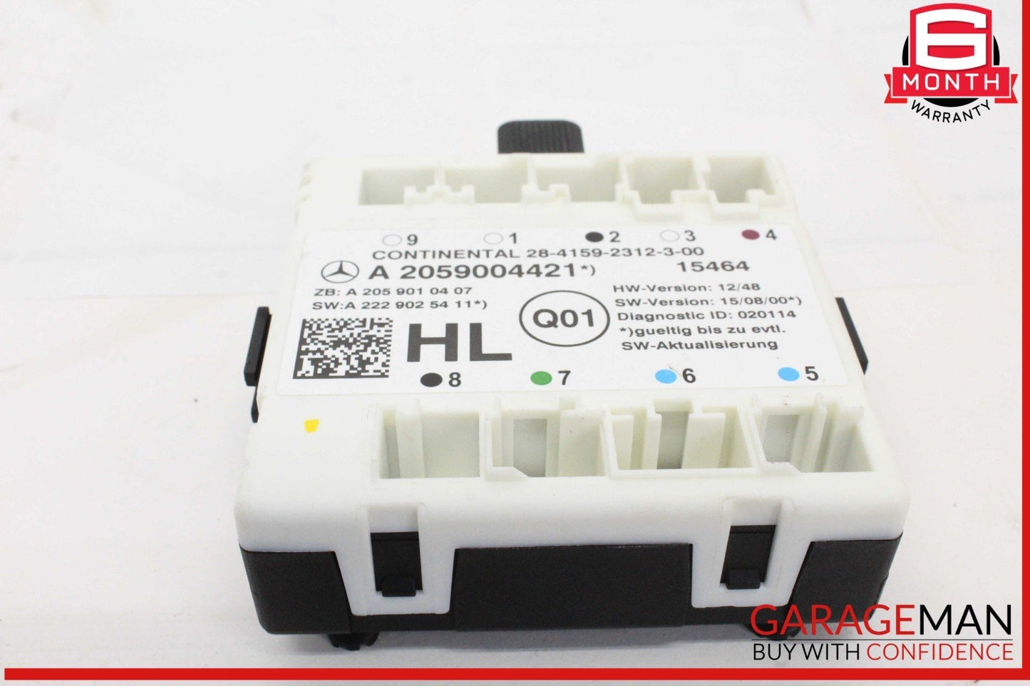 16-19 Mercedes W205 C300 C350e Rear Left Driver Side Door Control Module Unit