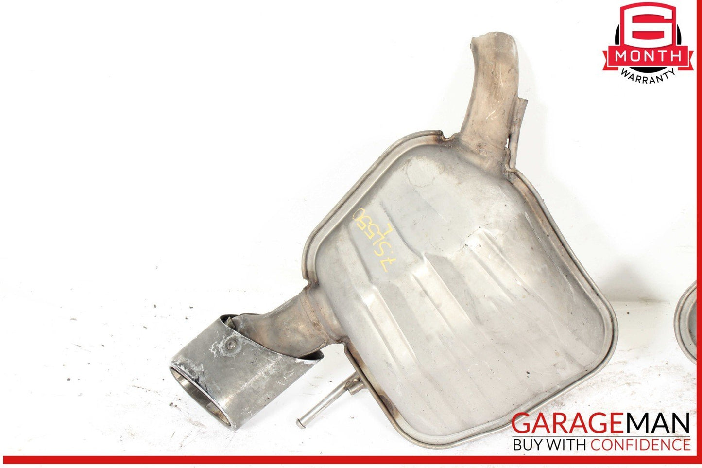 03-08 Mercedes R230 SL550 SL600 Rear Exhaust Mufflers Muffler Tip Tips Set of 2