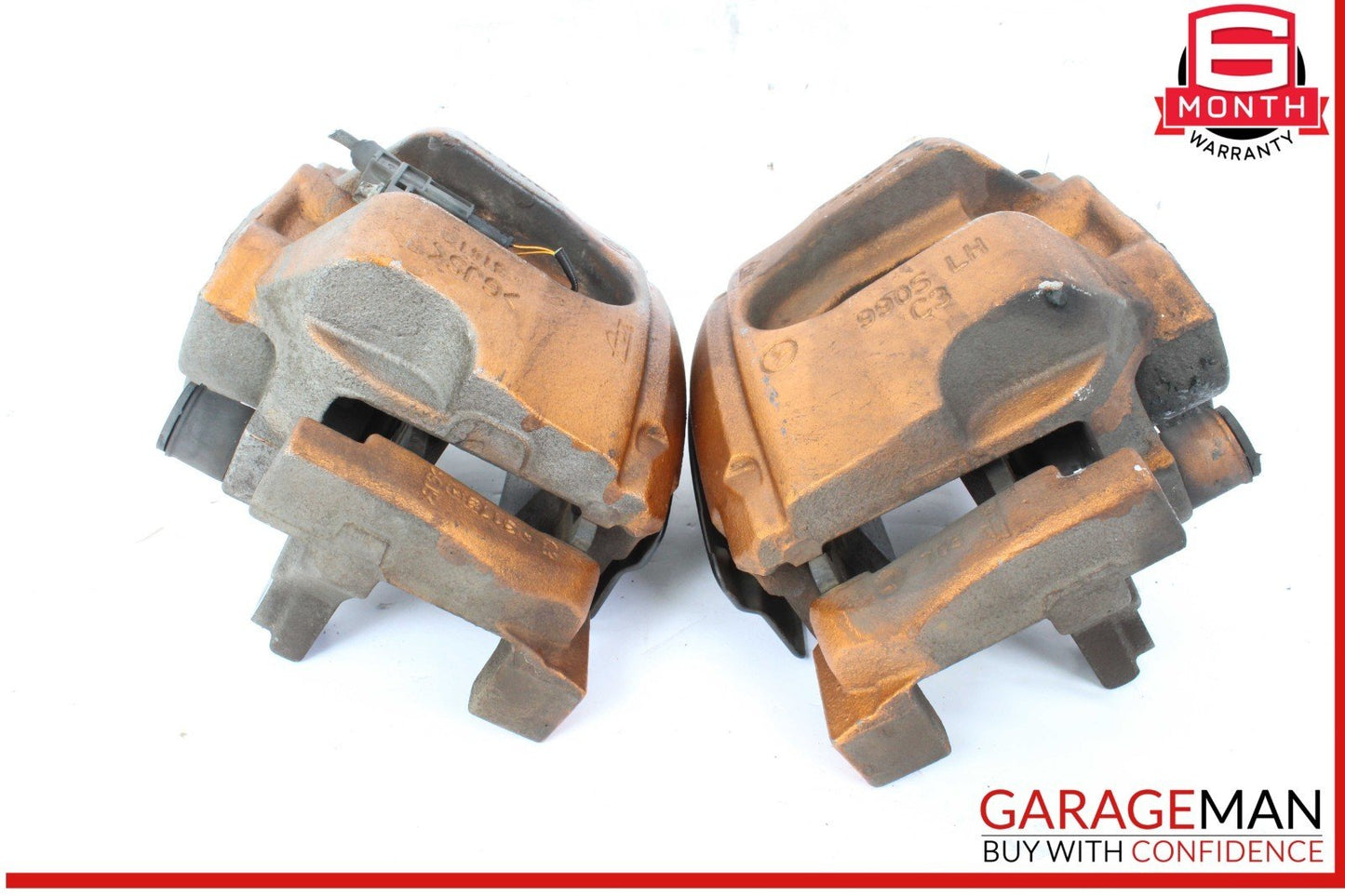 12-19 Mercedes X166 GL450 4MATIC Front Left & Right Brake Caliper Calipers Set
