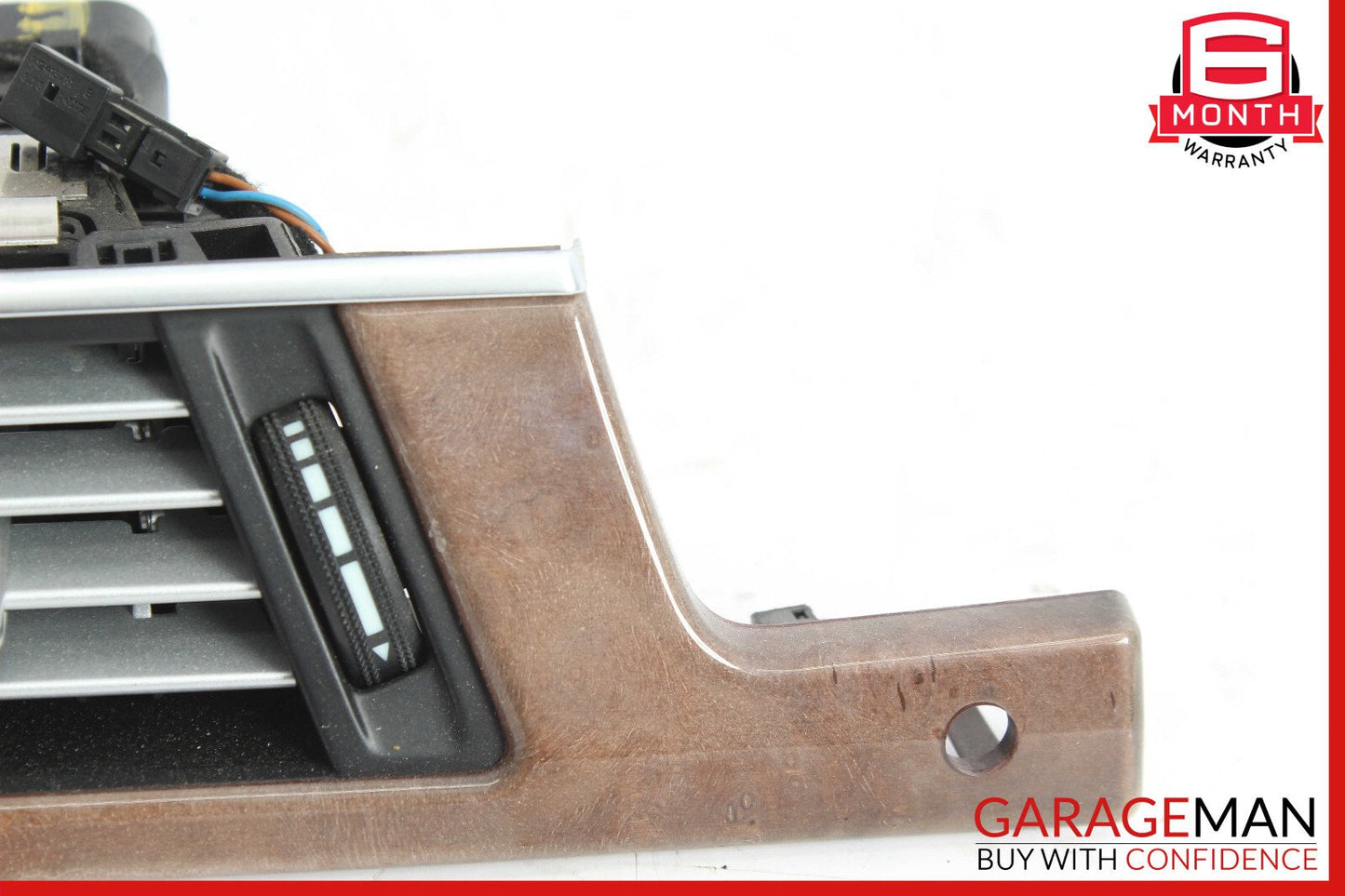 10-13 Mercedes W212 E63 E350 Dashboard Dash AC A/C Air Vent LeftÂ Trim Wood OEM