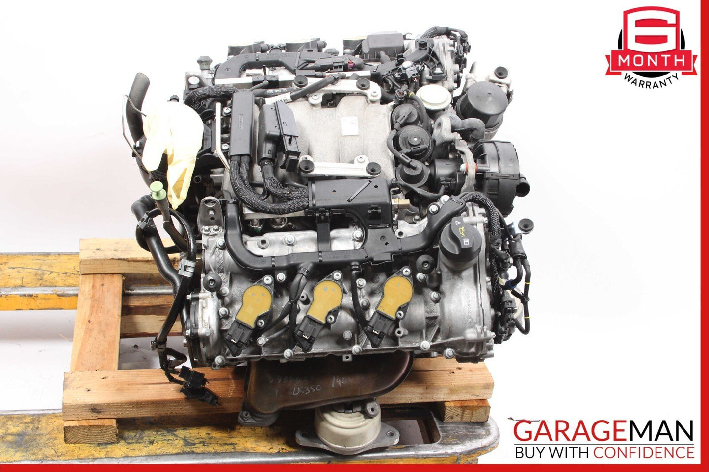 10-12 Mercedes X204 GLK350 3.5L M272 Engine Motor Block Assembly 140k