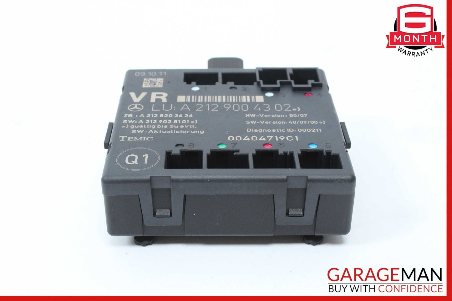 08-14 Mercedes W204 C63 E550 C300 E400 Front Right Side Door Control Module OEM