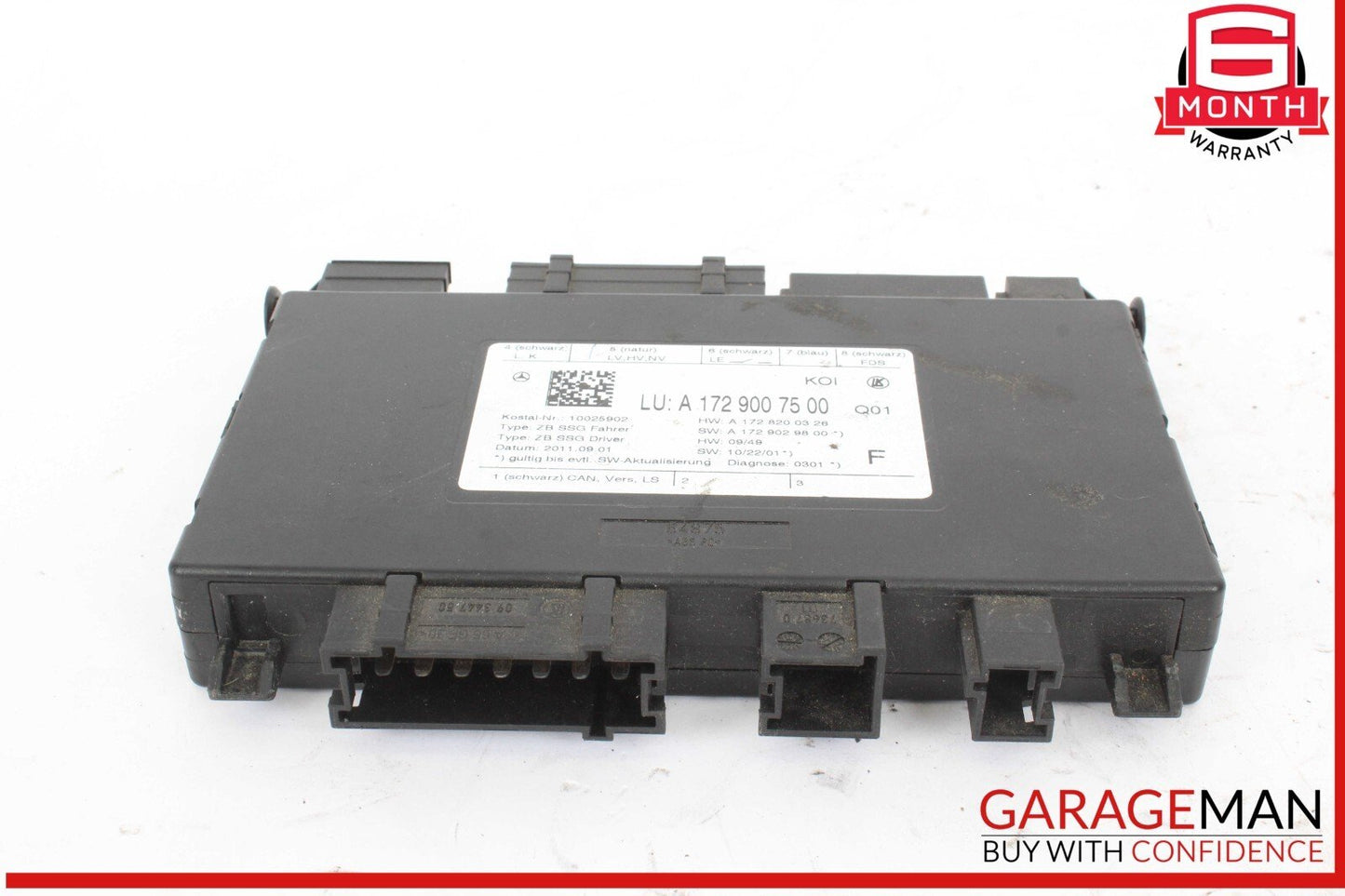 10-18 Mercedes W204 C250 Front Left Side Seat Control Module 1729007500 OEM