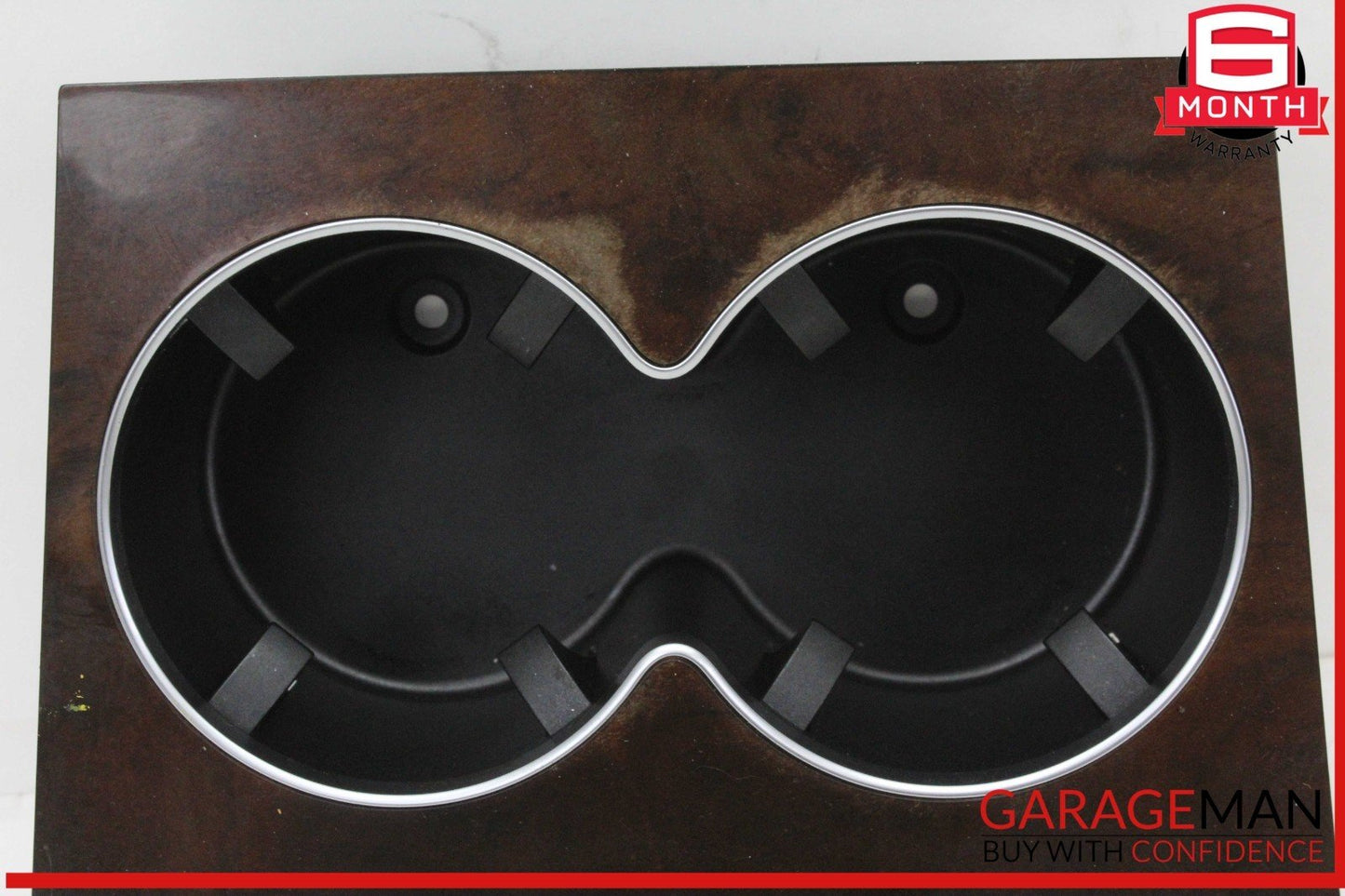 14-17 Mercedes W207 E350 E400 Center Console Cup Holder Compartment Wood OEM