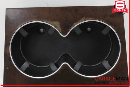 14-17 Mercedes W207 E350 E400 Center Console Cup Holder Compartment Wood OEM