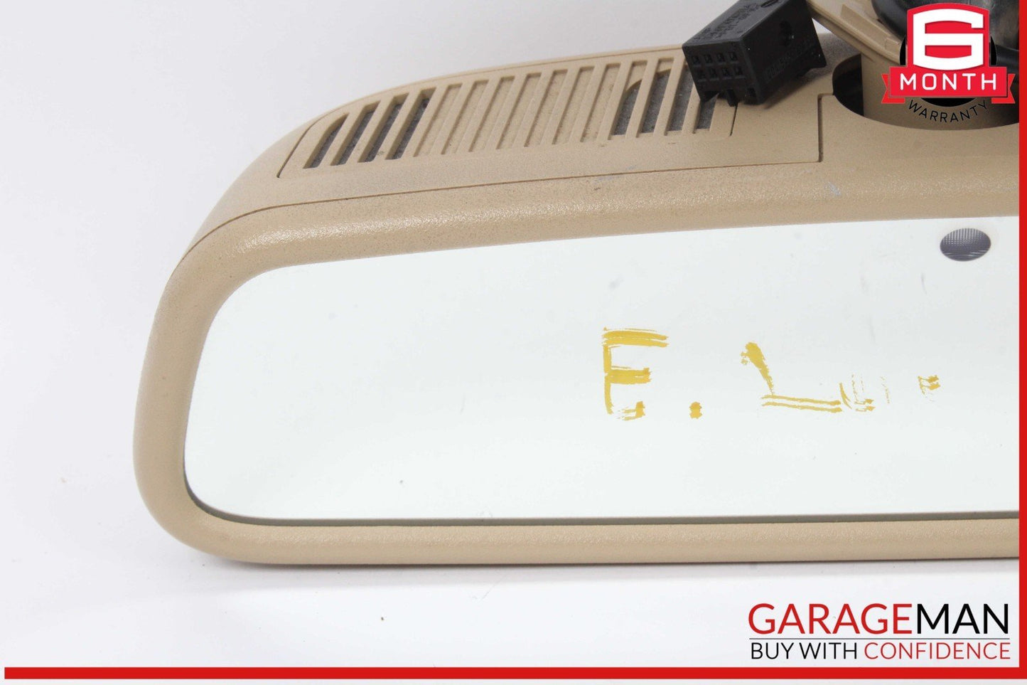 07-09 Mercedes W211 E350 E63 AMG Interior Top Upper Rear View Mirror Brown OEM