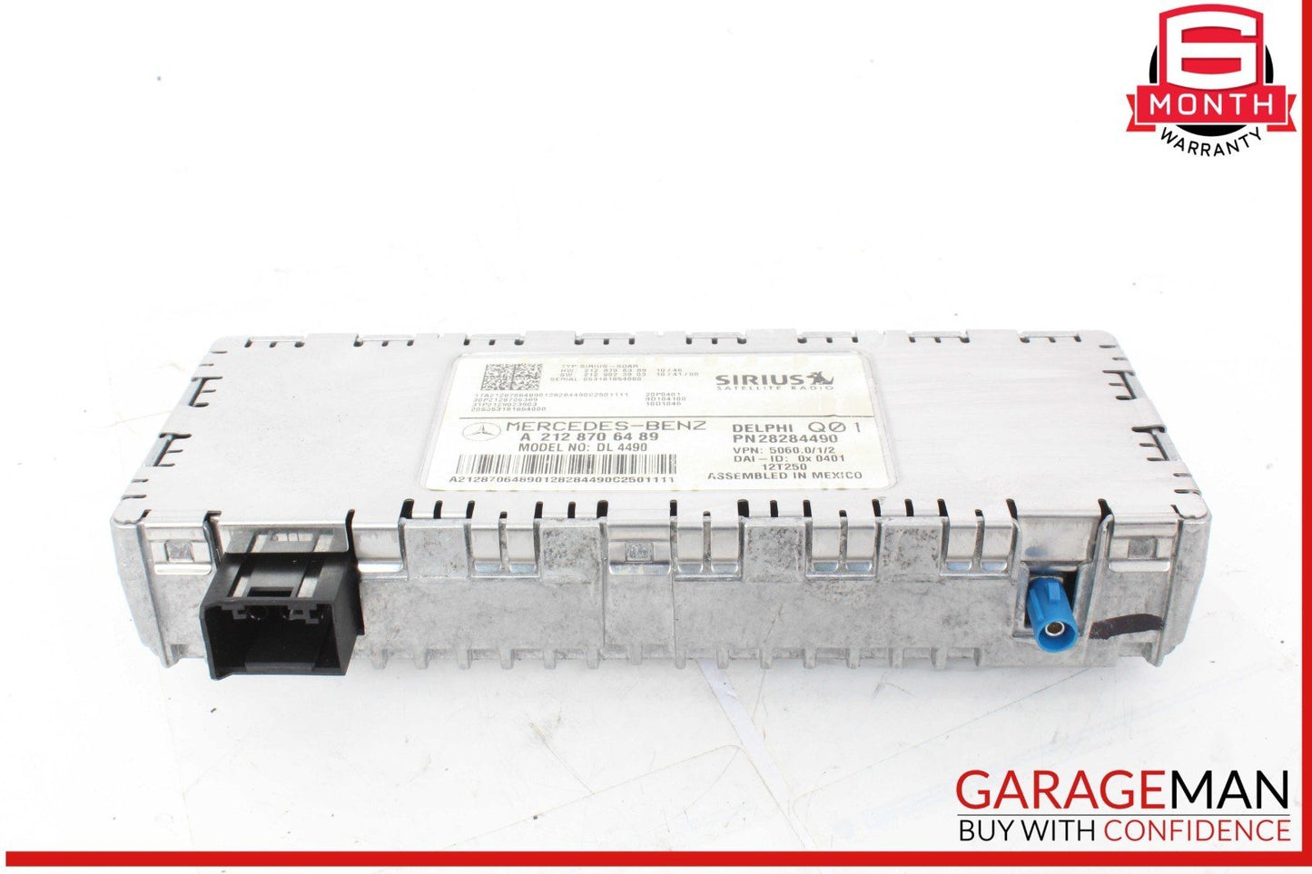 13-19 Mercedes X166 GL450 Sirius Satellite Radio Receiver 2128705689 OEM