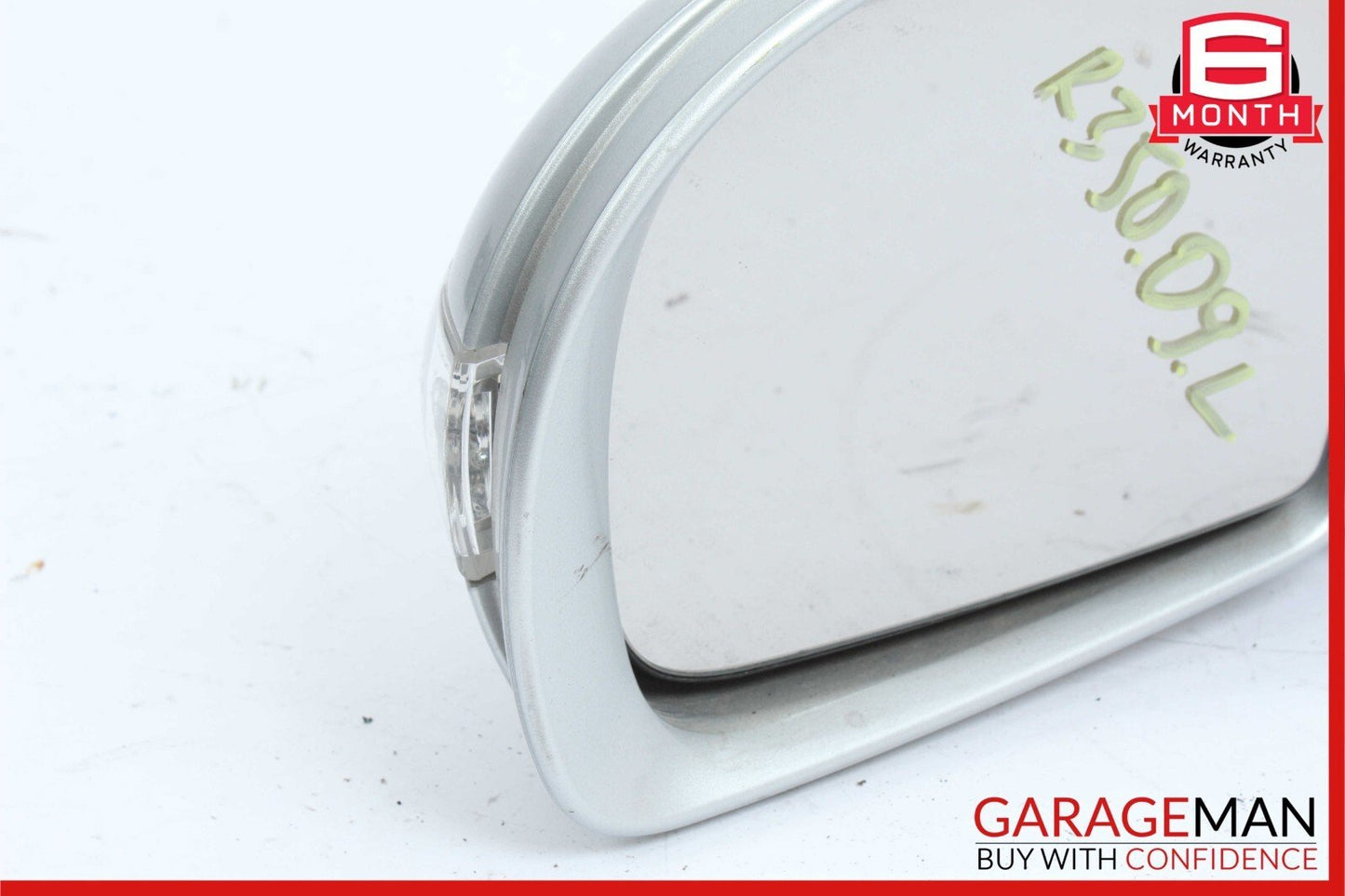 06-10 Mercedes W251 R350 Front Left Driver Side Mirror Door Rear View Silver OEM
