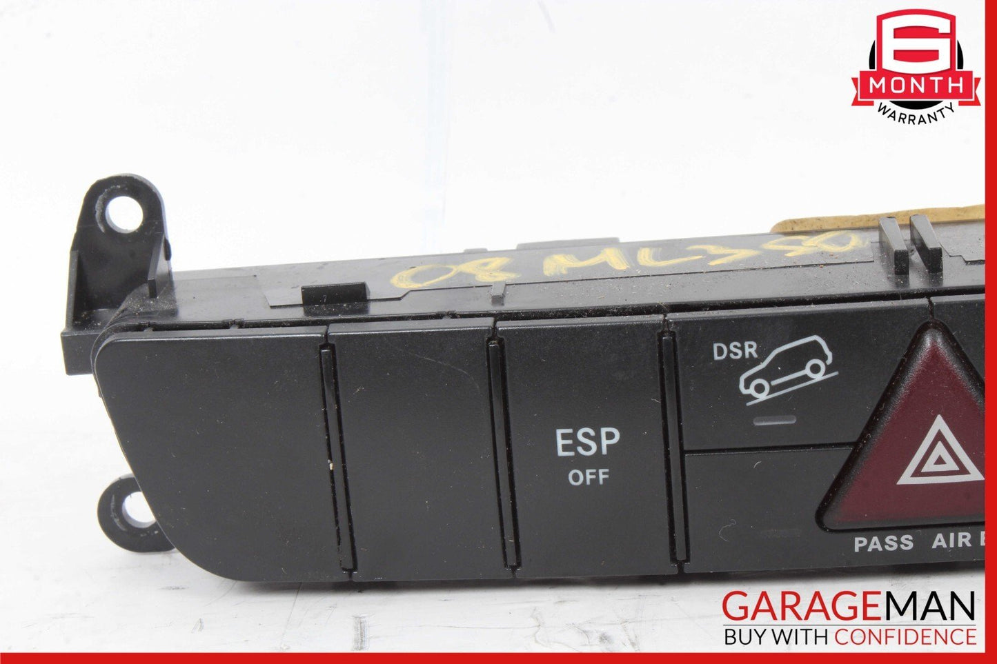06-12 Mercedes W164 ML350 GL450 Center Console Hazard Control Switch Panel