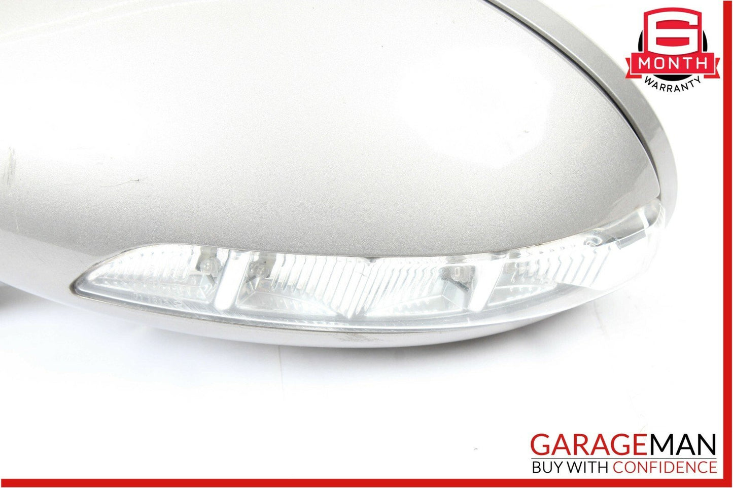 07-09 Mercedes W221 S550 Front Left Driver Side Mirror Door Rear View Silver OEM