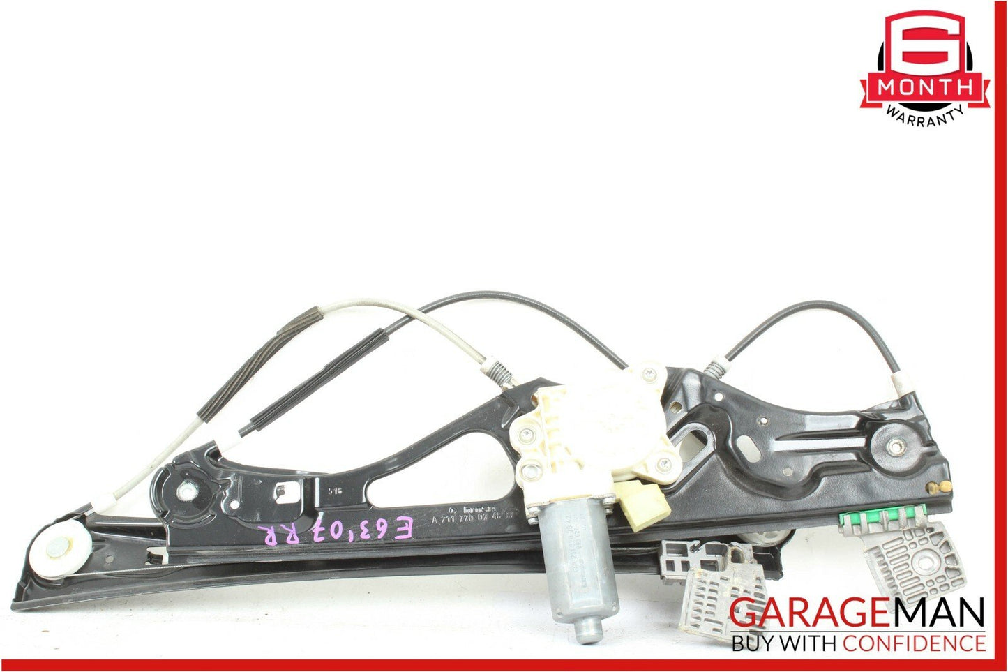 03-09 Mercedes W211 E63 AMG Front Right Side Door Window Regulator Motor