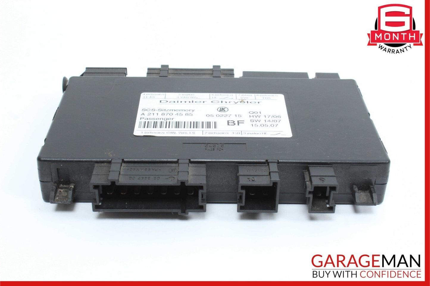 03-12 Mercedes W219 CLS550 GL450 Under Seat Control Module Front Right Side OEM
