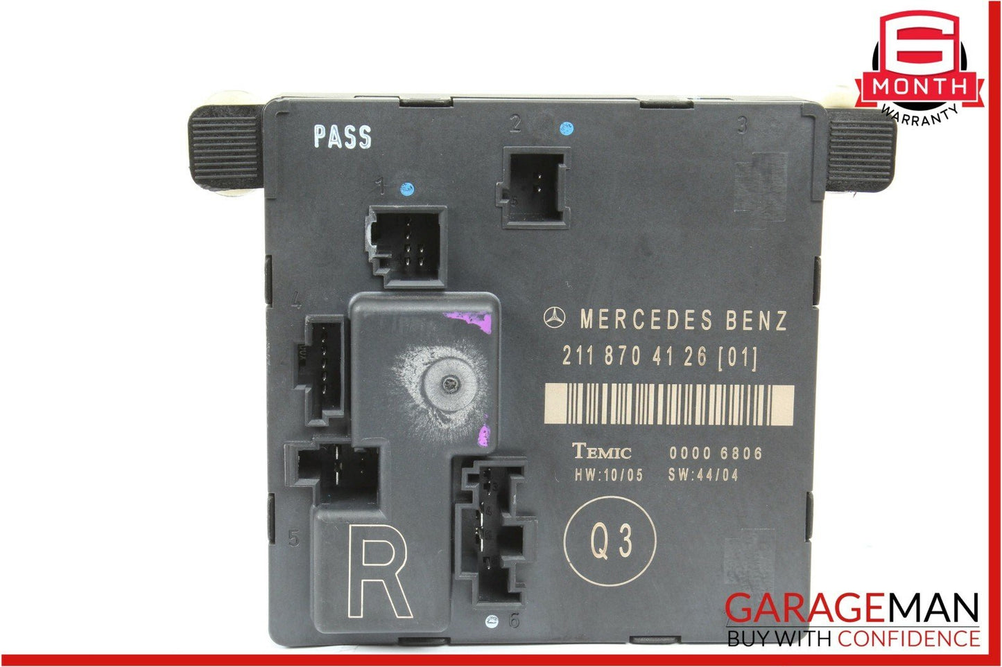 03-09 Mercedes W211 E350 E63 AMG Rear Right Passenger Side Door Control Module