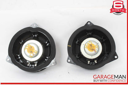 14-18 BMW X5 X6 Right & Left Side Harman Kardon Speakers Set of 2 Pc OEM