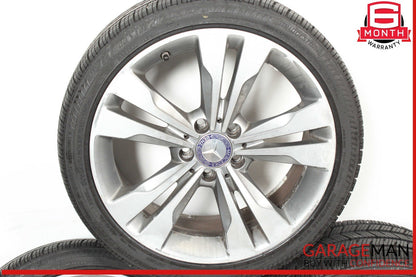 14-19 Mercedes W117 CLA250 Complete Wheel Tire Rim Set of 4 Pc 7.5Jx18H2 OEM