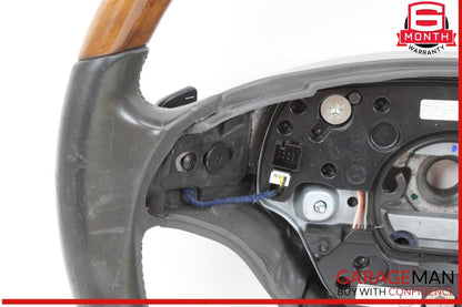 07-10 Mercedes W221 S550 4 Spoke Steering Wheel w/ Paddle Shifters OEM