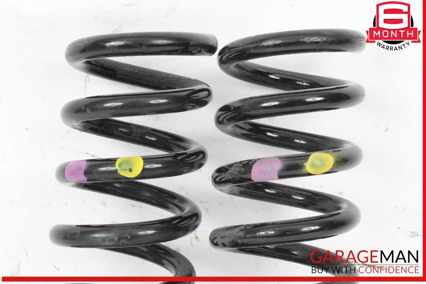 08-14 Mercedes W204 C250 Rear Right and Left Side Suspension Coil Spring Set OEM