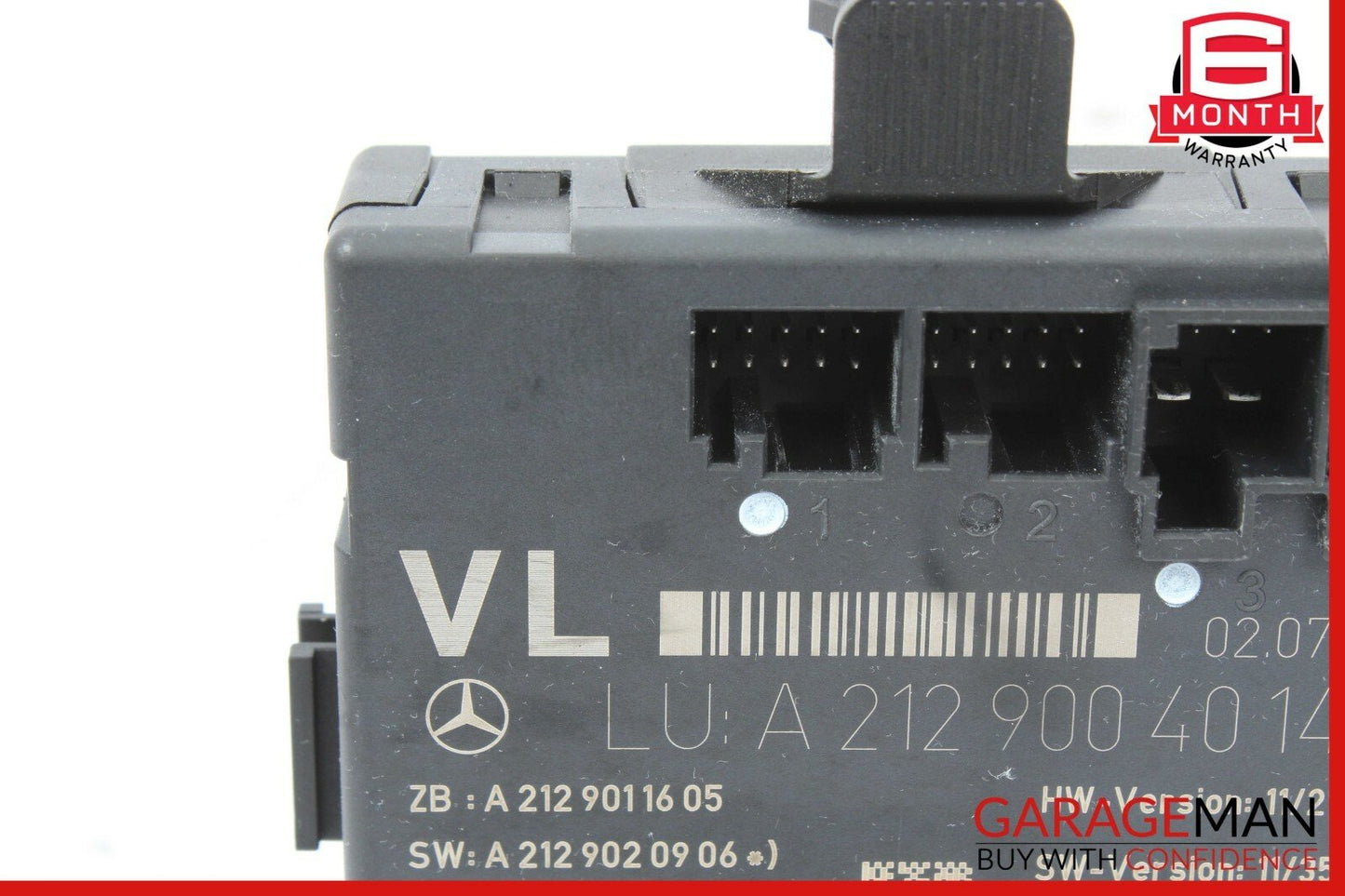 08-17 Mercedes W204 C250 Front Left Side Door Control Module 2129006318 OEM