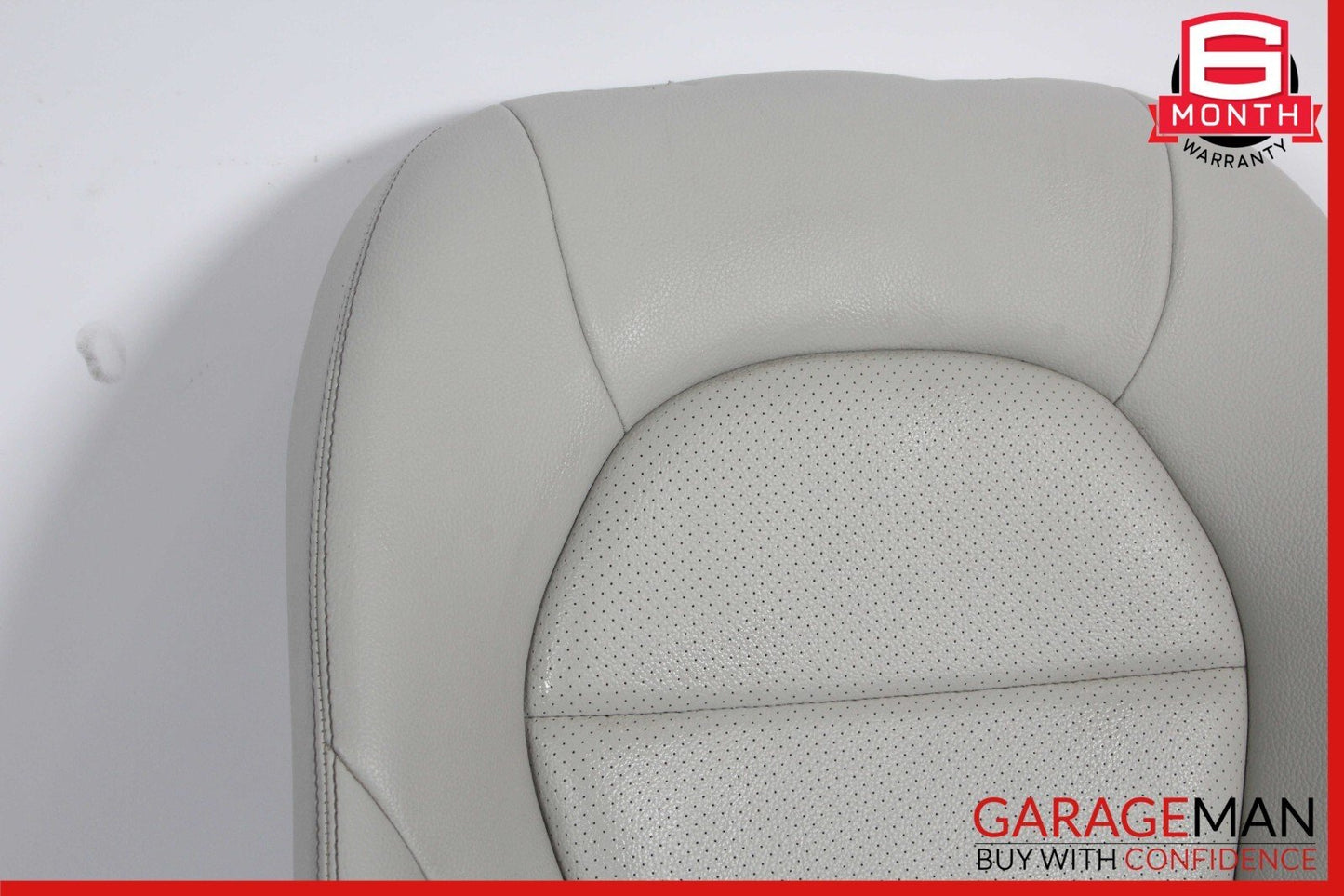 15-20 Mercedes W205 C300 Front Right or Left Top Upper Seat Cushion Cover Grey