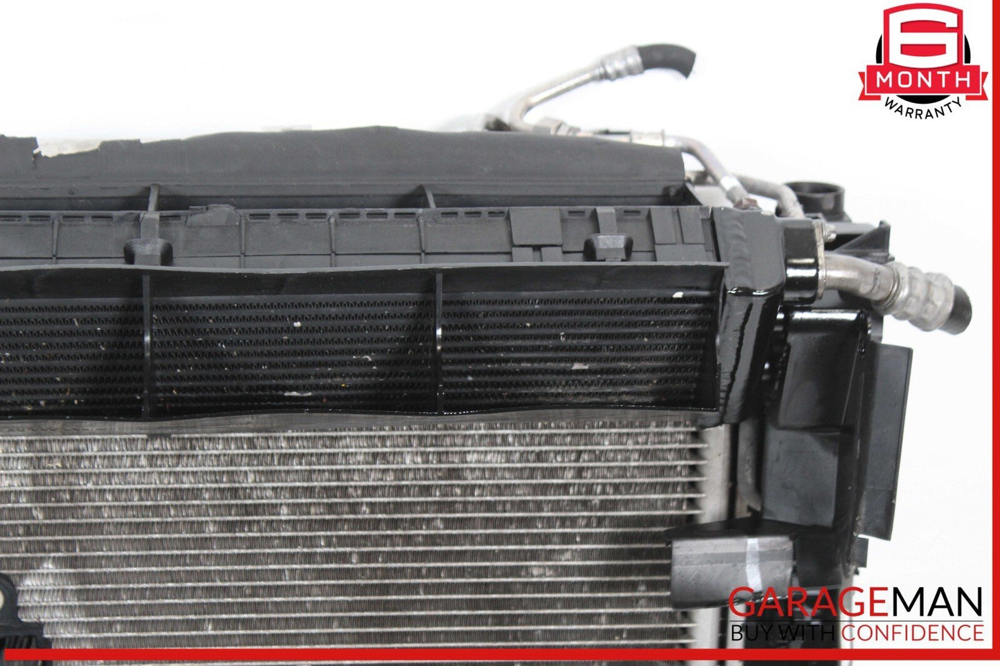 03-08 Mercedes W220 S55 AMG Engine Cooling Radiator AC A/C Condenser Assembly