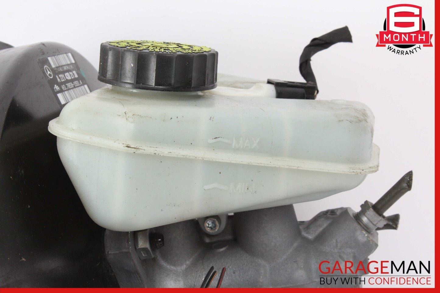 07-09 Mercedes W221 S550 CL600 Power Brake Booster Master Cylinder Reservoir
