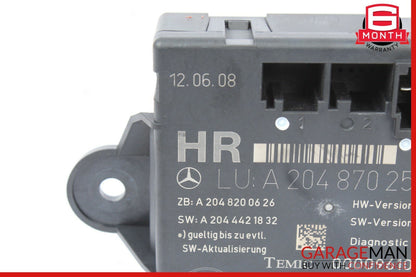 08-14 Mercedes W204 C350 Rear Right Side Door Control Module 2048702526 OEM