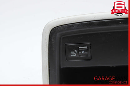 03-10 Porsche Cayenne Rear Center Console Storage Tray Heated Seat Switches OEM